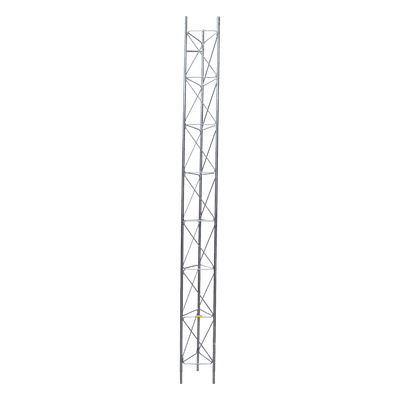 Tramo de Torre Arriostrada de 3m x 45cm, Galvanizado por Electrólisis, Hasta 60 m de Elevación. Zonas Secas.