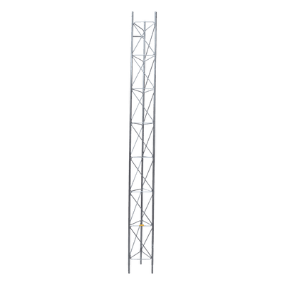 Tramo de Torre Arriostrada de 3m x 45cm, Galvanizado por Inmersión, Hasta 60 m de Elevación. Zonas Húmedas.