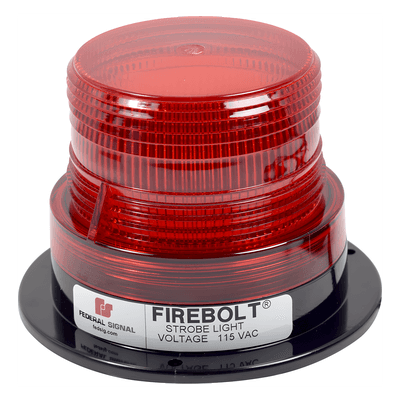 Estrobo Rojo FireBolt Plus sin tubo de reemplazo, 115 Vca