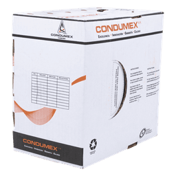 Bobina de 305 Metros (1000 Pies) / Cable de Cobre / 4 x 22 AWG / Tipo Alarmas UL / Para Interior / Color Blanco / Para Aplicaciones de Alarmas de Intrusión / Interfonos / TV Porteros / y Multi-Propósito / Hecho en México
