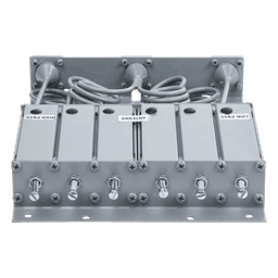 Duplexer SYSCOM en VHF, 6 Cav. 148-160 MHz, 50 Watt, 5 MHz Sep. Rechazo de Banda, BNC Hembras.