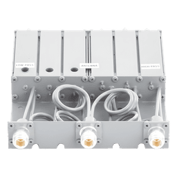 Duplexer SYSCOM en VHF, 6 Cav. 148-160 MHz, 50 Watt, 5 MHz Sep. Rechazo de Banda, N Hembras.