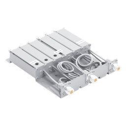 Duplexer SYSCOM en VHF, 6 Cav. 148-160 MHz, 50 Watt, 5 MHz Sep. Rechazo de Banda, N Hembras.