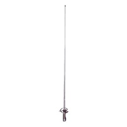 Antena Base para Banda Civil (CB), Ganacia de 3 dBi, Frecuencia 26.960 - 27.400 MHz, Ajuste manual de altura, Conector UHF-Hembra.