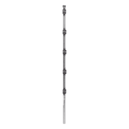 Poste de Paso de 1.2m para Cerca Electrificada.Tubo Galvanizado cal. 18 de 1"Diam. con Tapón y 5 Aisladores Instalados.