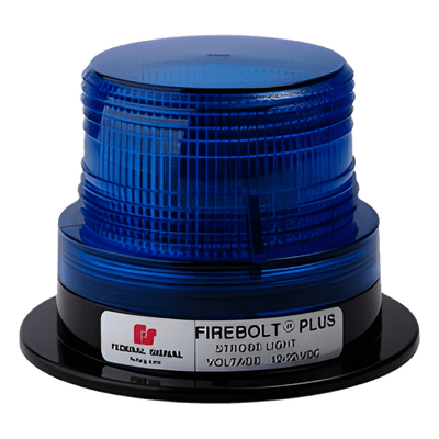 Estrobo azul FireBolt Plus, 12-72 Vcc (2 Joules) con tubo de reemplazo