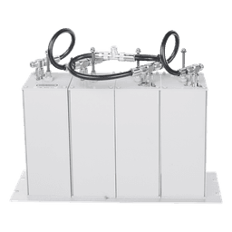 Duplexer VHF / 148-174 MHz / 4 Cavidades 4" / 600 kHz Separación / 350 W / 70 dB Aislamiento / 1.5 dB Pérdida / 19" Rack