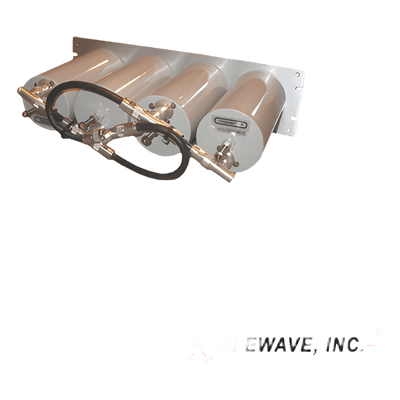 Duplexer Pasa Banda-Rechazo de Banda, 470-512 MHz, 4 Cavidades (4" Dia.) 3 MHz, 250 Watt, N Hem.