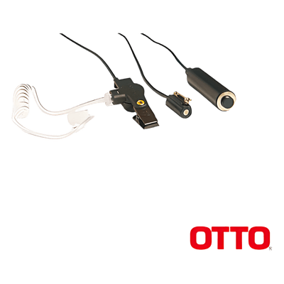 Kit de Micrófono-Audífono profesional de 3 cables para KENWOOD NX-200/300/410, TK-480/2180/3180