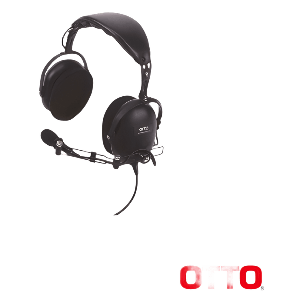 Diadema Heavy Duty sobre la cabeza para KENWOOD NX-200/300/410, TK-480/2180/3180