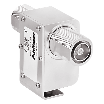 Protector Coaxial RF / 100-512 MHz / 750 W RMS / DIN Hembra / IP67 / -50°C a +85°C