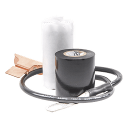 Kit de aterrizaje Estándar para cable de 1/2". Longitud del conductor 24"
