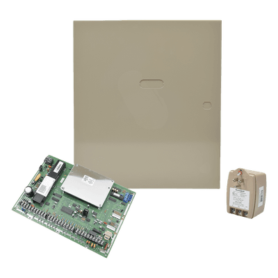 Panel de Control de Alarma / 9 Zonas Cableadas / Expansible a 87 Zonas / 8 Particiones / 75 Códigos de Usuario / Compatible Serie 5800