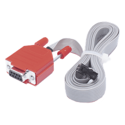 Cable Programador / Serial UL 268A / 2.5 m (8.2 ft) / Conectores Hembra DB9 y 10-Pin