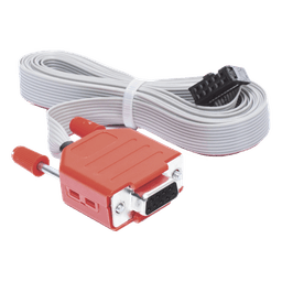 Cable Programador / Serial UL 268A / 2.5 m (8.2 ft) / Conectores Hembra DB9 y 10-Pin