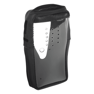 Funda de Piel Reforzada V1 con Cubierta de Plástico para Radios TK-2000K, TK-3000K