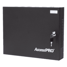 Panel de Control de Acceso 2 Puertas / 30,000 Tarjetas / TCP-IP / Gabinete y Fuente 12VCC 3A / 98.4 ft