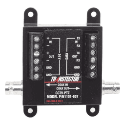 Protector Cámaras PTZ CCTV / SASD / 12-24V + Coaxial BNC + RS-232/422/485 / 150A / Bidireccional