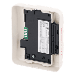 Sirena Estrobo / 24 Vcd / Multi-Candela 15-110 cd / Montaje en Pared / 5.0 x 4.5 x 2.5 pulgadas / Color Blanco
