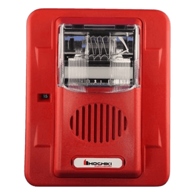 Sirena Estrobo / 24 Vcd / Multi-Candela 15-110 cd / Montaje en Pared / 100 dB / 3 Tonos Seleccionables