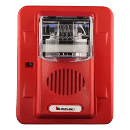 Sirena Estrobo / 24 Vcd / Multi-Candela 15-110 cd / Montaje en Pared / 100 dB / 3 Tonos Seleccionables