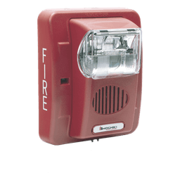 Sirena Estrobo / 24 Vcd / Multi-Candela 15-110 cd / Montaje en Pared / 100 dB / 3 Tonos Seleccionables