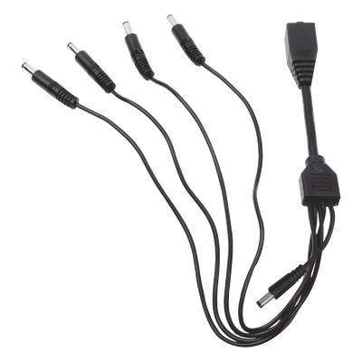 Cable con 5 Vías para Alimentar 4 Cámaras TurboHD y DVR TurboHD Epcom / Hikvision