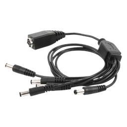 Cable con 5 Vías para Alimentar 4 Cámaras TurboHD y DVR TurboHD Epcom / Hikvision