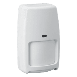 Sensor de Movimiento Inalámbrico / Doble Tecnología PIR y Microondas / Cobertura 15 x 18 m (49.2 x 59.1 ft) / Inmunidad a Mascotas hasta 22.6 kg / Ángulo 90° / Batería 4 x AA