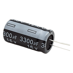 Capacitor Electrolítico / 3300 µF / 16 V / Tolerancia ±20% / Radial / -40°C a +85°C