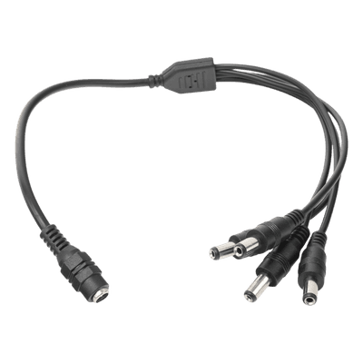 Cable con Conector Jack Hembra de 3.5 mm con 4 Salidas de Jack Macho (Divisor de Energía) / Tipo Pulpo / 4 Conectores Macho / 1 Conector Hembra / Jack de 3.5 mm