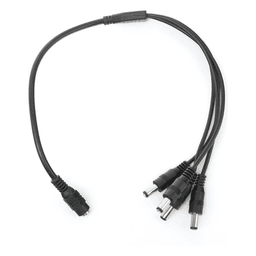 Cable con Conector Jack Hembra de 3.5 mm con 4 Salidas de Jack Macho (Divisor de Energía) / Tipo Pulpo / 4 Conectores Macho / 1 Conector Hembra / Jack de 3.5 mm