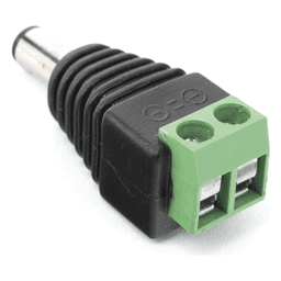 Adaptador Macho Tipo Jack de 3.5 mm (0.14 Pulgadas) Polarizado de 12 Vcc / Terminales Tipo Tornillo / Polarizado (+/-) / Ideal para Cámaras de Video Vigilancia