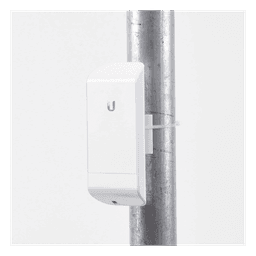 NanoStation airMAX locoM2 CPE, hasta 150 Mbps, frecuencia 2 GHz (2412-2462 MHz) con antena integrada de 8 dBi
