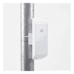 NanoStation airMAX locoM2 CPE, hasta 150 Mbps, frecuencia 2 GHz (2412-2462 MHz) con antena integrada de 8 dBi