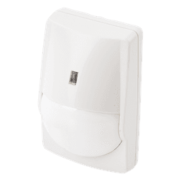Sensor de Movimiento PIR / Uso en Interior/ Inmunidad a Mascotas / 40' X 40' Cobertura / Compatible con cualquier panel de alarma / Alambrico