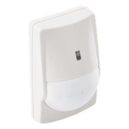 Sensor de Movimiento PIR / Uso en Interior/ Inmunidad a Mascotas / 40' X 40' Cobertura / Compatible con cualquier panel de alarma / Alambrico