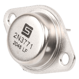 Transistor NPN Silicio / 50V 30A 150W / Encapsulado TO-3 / Protección Fuentes / Compatible RS-12A RS-20A / Alta Corriente