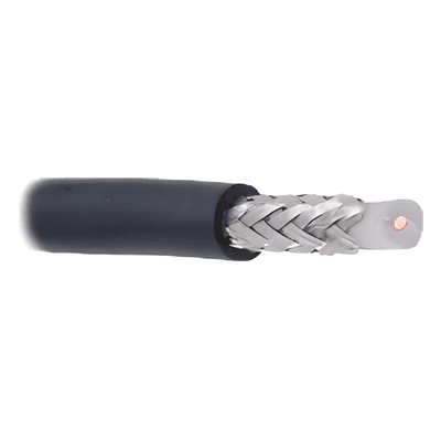 Cable Coaxial RG58 / 50 Ohms / 4.1 dB / Retazo 5 m (16.4 ft) / Conductor Cobre / Blindaje Malla Trenzada / PVC Retardante a la Flama