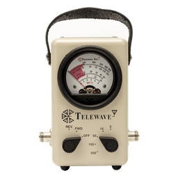 Wattmetro para Radiofrecuencia / 20-1000 MHz / 5-500 W / 6% Exactitud / Conectores N