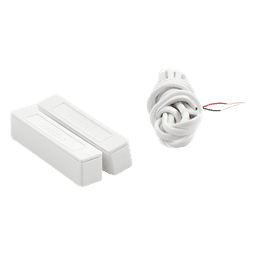 Contacto magnético direccionable V-Plex para montaje en superficie, sellado contra humedad, color blanco