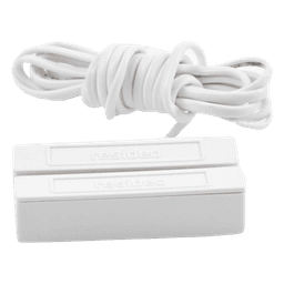 Contacto magnético direccionable V-Plex para montaje en superficie, sellado contra humedad, color blanco