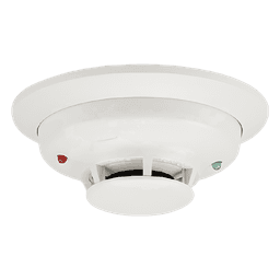 Detector fotoeléctrico de humo de 4 hilos con sensor térmico fijo a 57 grados C para paneles de incendio