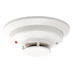 Detector fotoeléctrico de humo de 4 hilos con sensor térmico fijo a 57 grados C para paneles de incendio