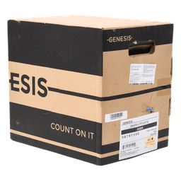 Bobina de 305 Metros (1000 Pies) Cable Par Trenzado Nivel 5 (CAT 5e) / CMR / Color Azul / 4 Pares de Conductores Sólidos de Cobre AWG 24 / Para Aplicaciones de CCTV, Redes de Datos, IP Megapixel, Control RS485