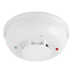 Detector Fotoelectrico de Humo de 4 Hilos con Relevador y Sensor de Temperatura, Serie i3