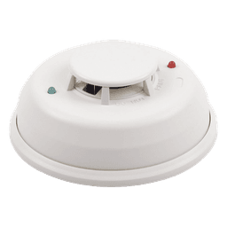 Detector Fotoelectrico de Humo de 4 Hilos con Relevador y Sensor de Temperatura, Serie i3