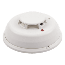 Detector Fotoelectrico de Humo de 4 Hilos con Relevador y Sensor de Temperatura, Serie i3