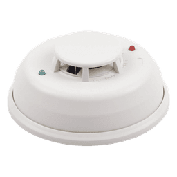 Detector Fotoelectrico de Humo de 4 Hilos con Relevador y Sensor de Temperatura, Serie i3