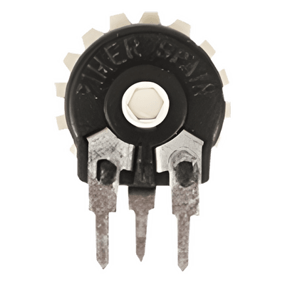 Potenciómetro de 25 kOhm para Wattmetro Direccional Thrueline de Banda Ancha 4304A.